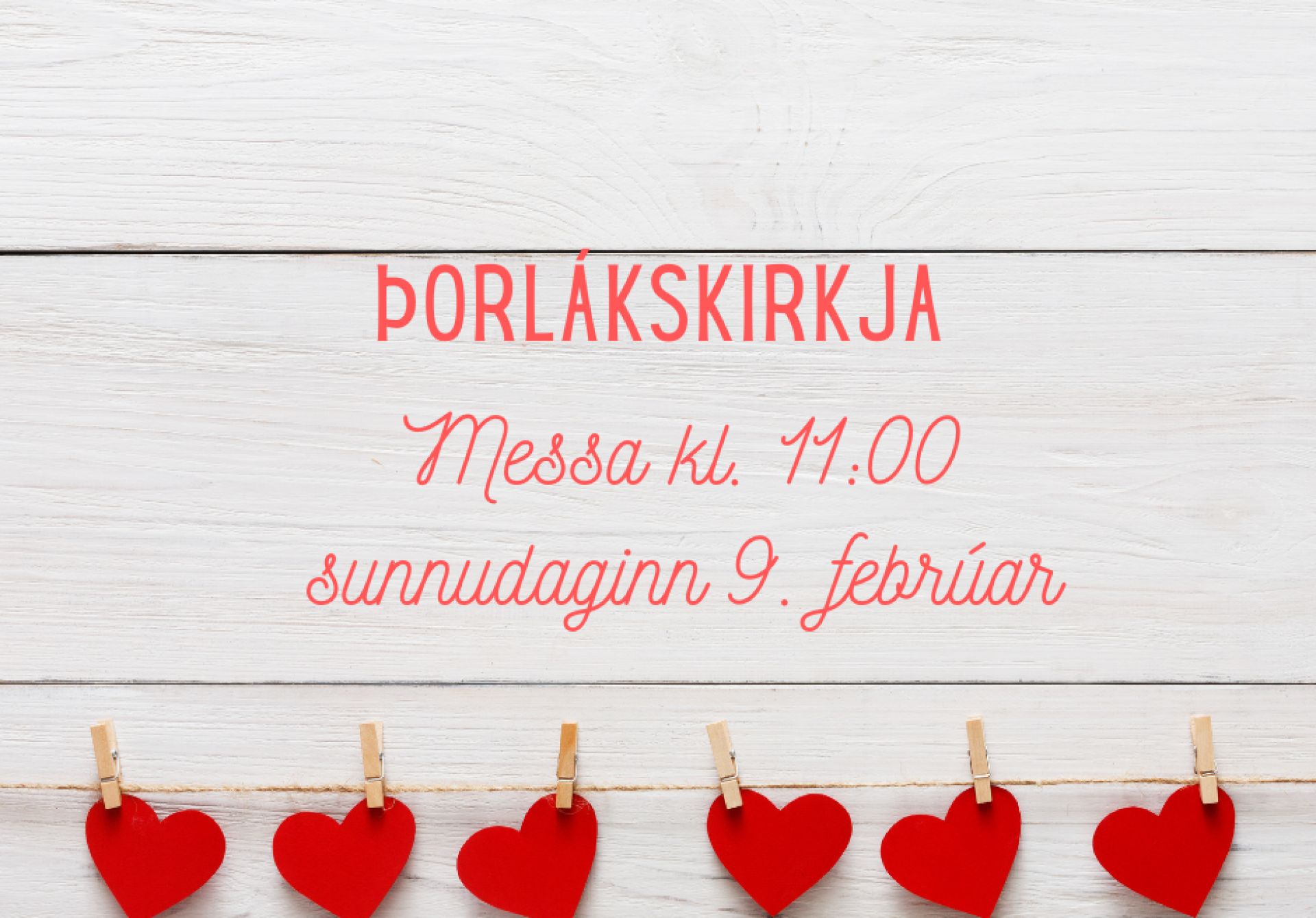 Messa í Þorlákskirkju